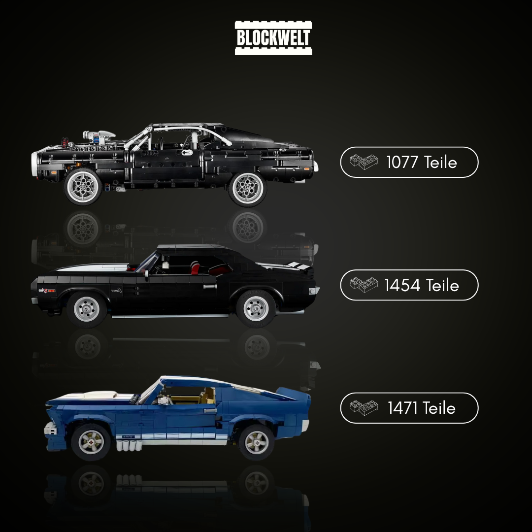 Ultimative Muscle-Car-Kollektion – Dodge Charger (Fast & Furious) | Chevrolet Camaro Z/28 (1969) | Ford Mustang