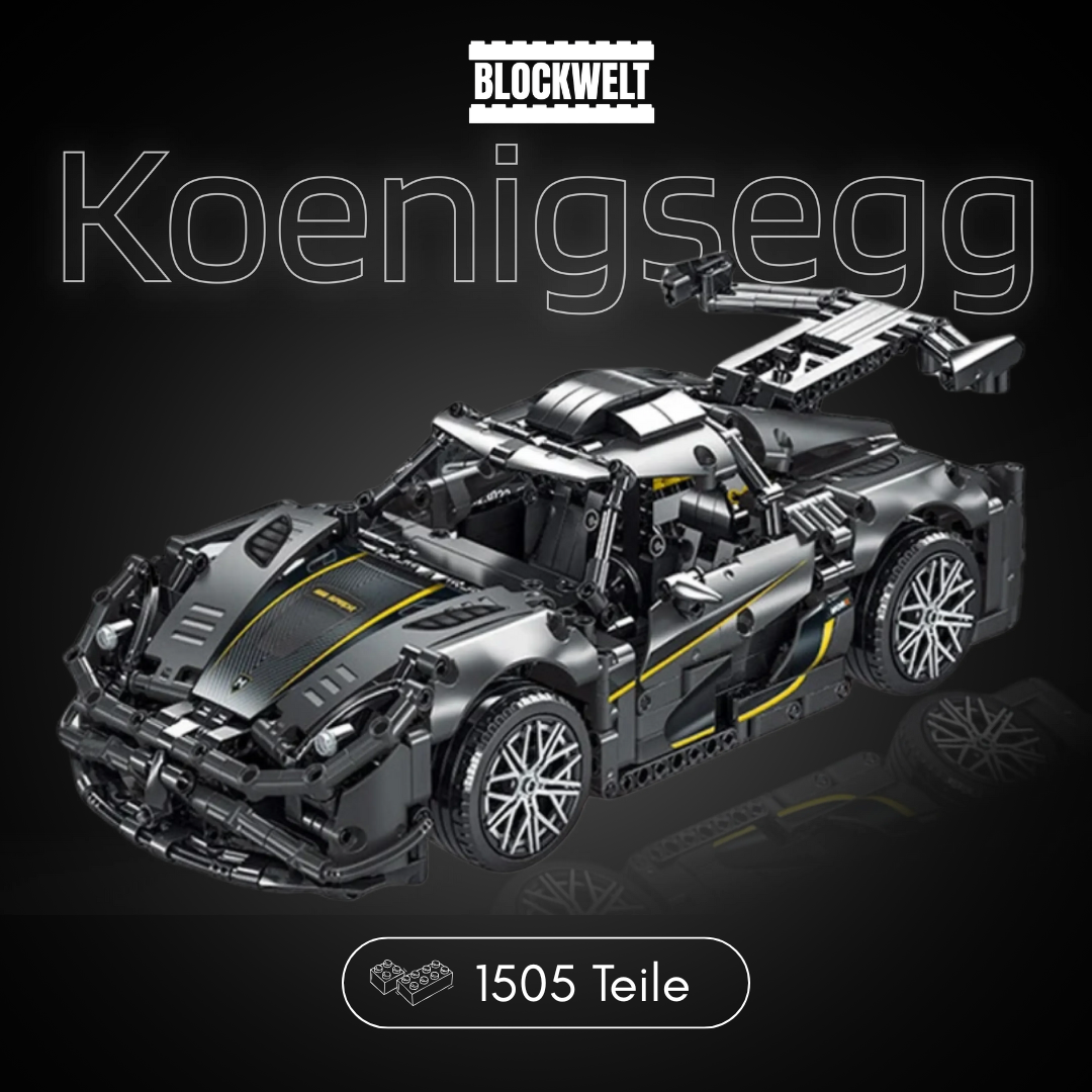 Koenigsegg One:1 – Modellbausatz (1505 Teile)