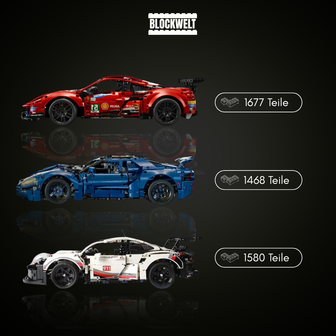 Ultimative Rennwagen-Kollektion – Ferrari 488 GTE | Ford GT (2022) | Porsche 911 RSR